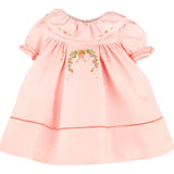 Sophie & Lucas Pumpkin Ruffle Dress Peach/ Orange