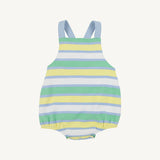 Stillman Sunsuit Samford Stripe Worth Avenue White/ Beale Street Blue