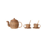 Rattan Toy Tea Set