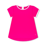 Bridget Basic Tee Power Pink/ Petal Purple