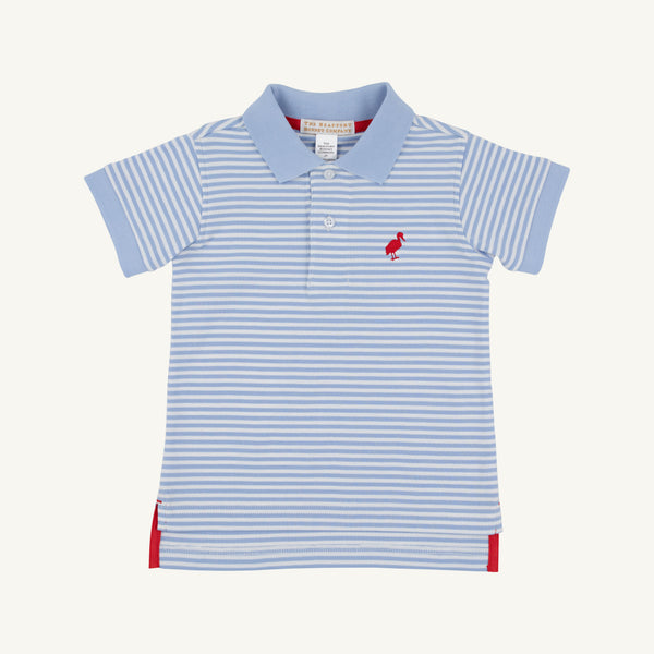 Prim and Proper Polo Bleale street blue/richmond red