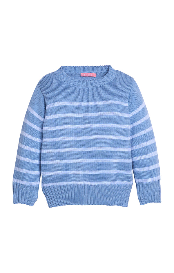Striped Sweater - Blues