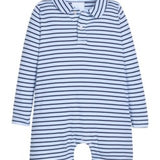 Long sleeve peter pan romper winslow stripe