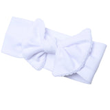 Solid Essentials White Headband- White Trim