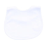 Solid Essentials White Bib with White Trim